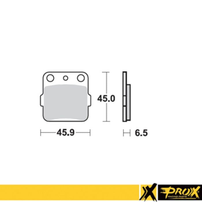PROX REARBRAKE PAD YZ80/85 '93-10